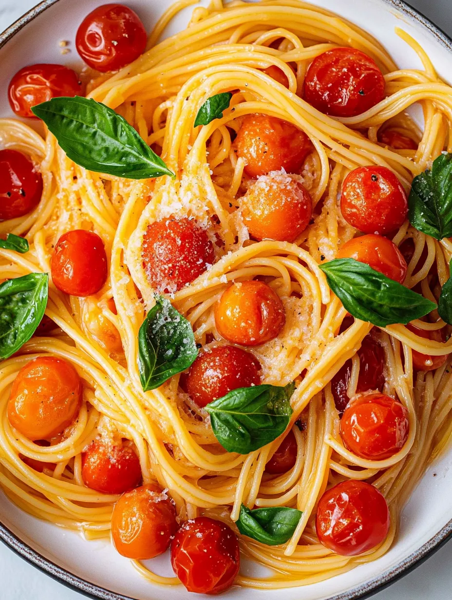 Pasta con Tomates Cherry