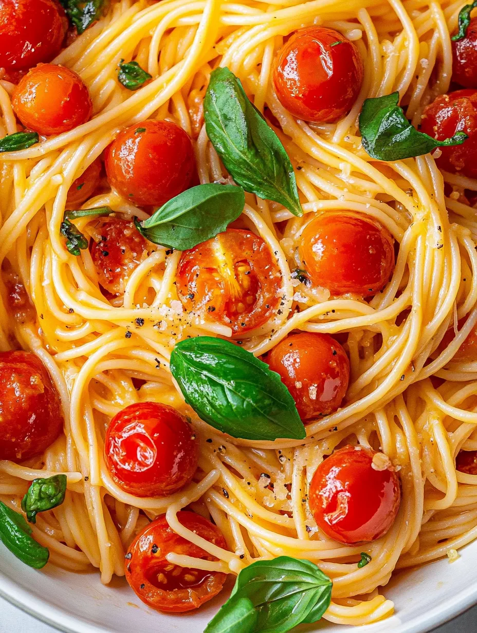Pasta Casera con Tomates Cherry