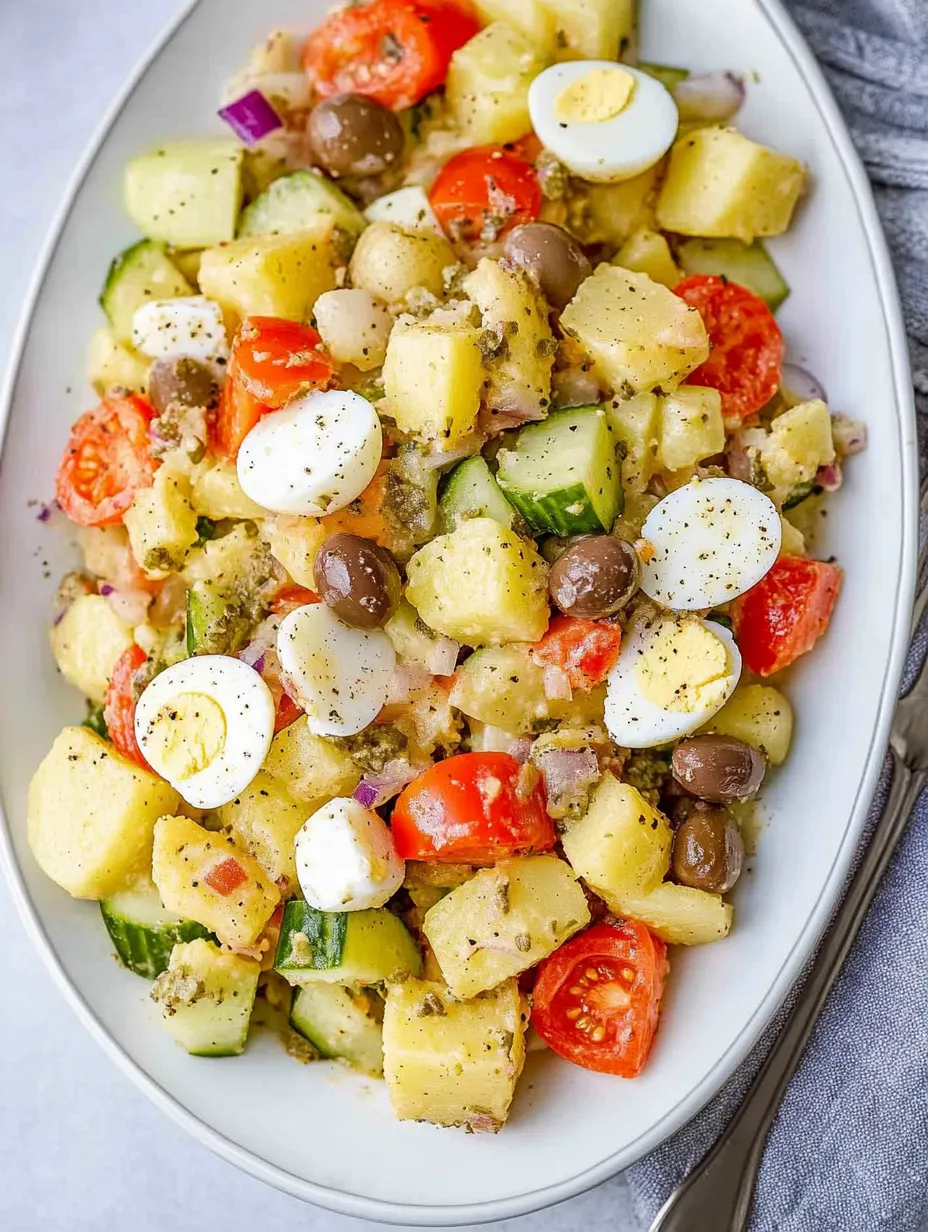 Ensalada de Patatas Italiana Casera
