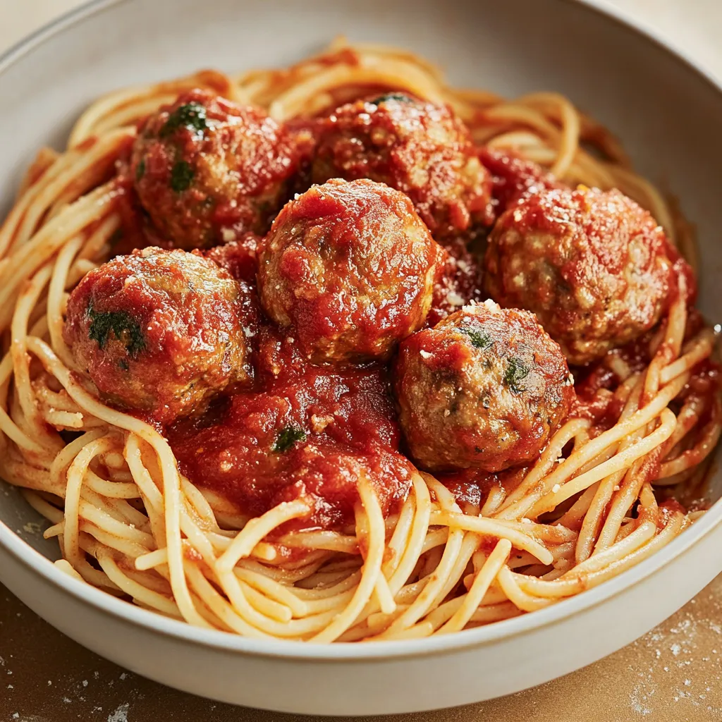 Albóndigas con Salsa de Tomate
