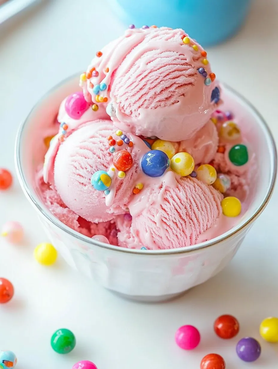 Helado Casero de Chicle