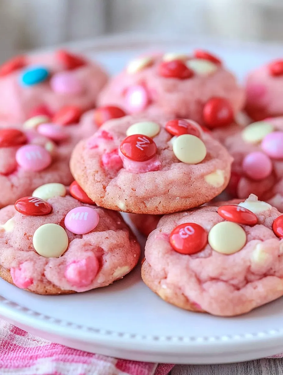 Galletas caseras de fresa con mezcla de pastel