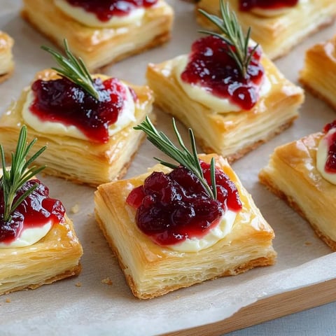 Bocaditos de hojaldre con Camembert