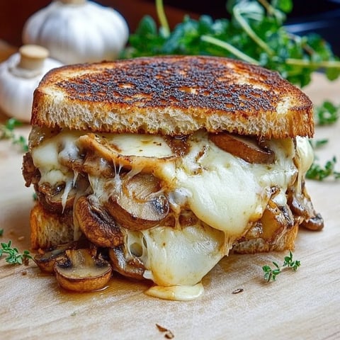 Queso con Champiñones