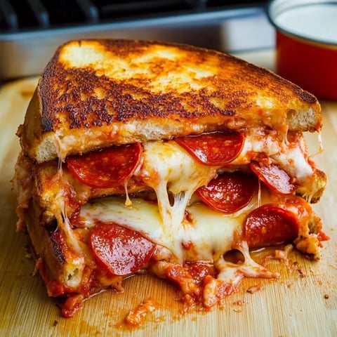 Sandwich Pizza con Pepperoni